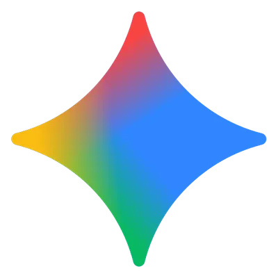 Google Gemini logo png dark download