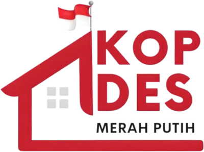 Koperasi Desa Merah Putih (Kopdes) logo png dark download