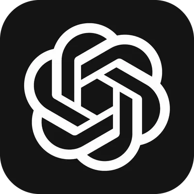 ChatGPT logo png black download