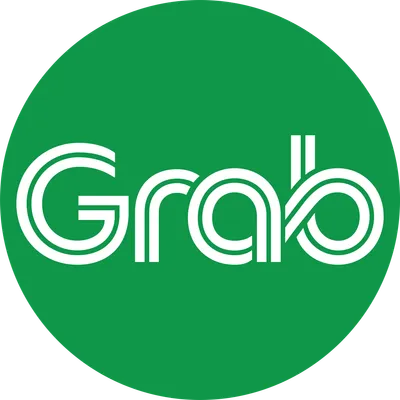 download logo Grab dark png