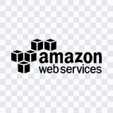 AWS black logo PNG
