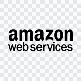 AWS black wordmark SVG