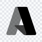 Azure black logo SVG