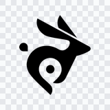 bunny.net black icon PNG