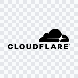 logo Cloudflare hitam SVG
