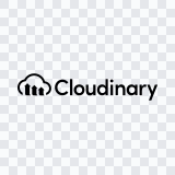 Cloudinary black logo SVG