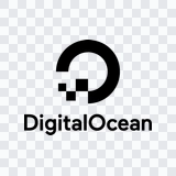 logo Digital Ocean hitam PNG