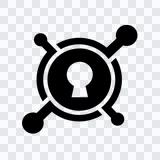 KeyCDN black icon PNG