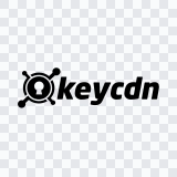 KeyCDN black logo SVG