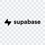 Supabase black logo PNG