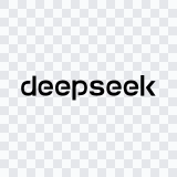 DeepSeek black wordmark SVG