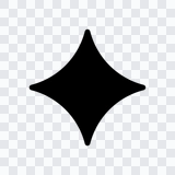 Google Gemini black icon PNG