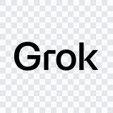Grok / xAI black wordmark SVG