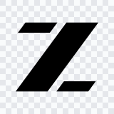 Z AI black icon SVG