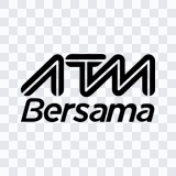 ATM Bersama black logo PNG