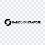 Bank of Singapore black logo PNG