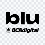 Blu by BCA black logo PNG