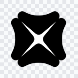 DBS Bank black icon PNG