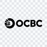 OCBC Bank black logo PNG