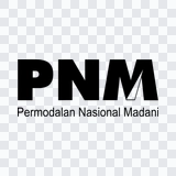 PNM (Permodalan Nasional Madani) black logo PNG