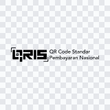 QRIS black logo SVG