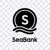 SeaBank black logo PNG