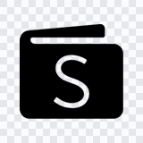 logo ShopeePay hitam PNG