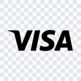 Visa black logo PNG