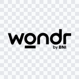 wondr by BNI black logo SVG