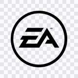 Electronic Arts (EA) black icon SVG