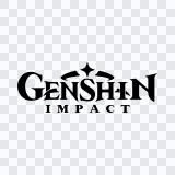Genshin Impact black logo SVG