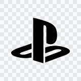 PlayStation black logo SVG