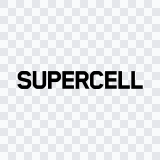 wordmark Supercell hitam SVG
