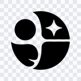 BRIN black icon PNG