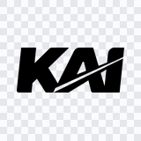 KAI black logo PNG