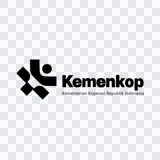 Kemenkop black logo PNG