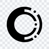 Mining Industry Indonesia / MIND ID black icon PNG