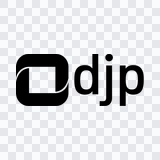 DJP black logo PNG
