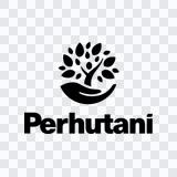 Perhutani black logo PNG