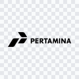 Pertamina black logo PNG