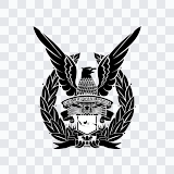 Indonesian Air Force black logo SVG