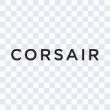 wordmark Corsair hitam SVG