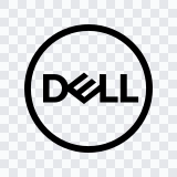 Dell black logo SVG