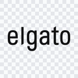 wordmark Elgato hitam SVG