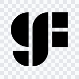GlobalFoundries black icon PNG