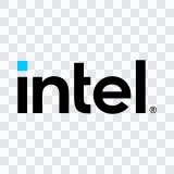 Intel black logo SVG