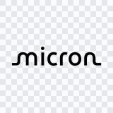 Micron black logo SVG