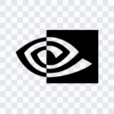 NVIDIA black icon SVG