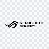 ROG (Republic of Gamers) black logo SVG