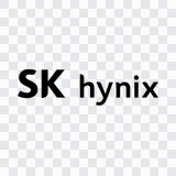 SK hynix black wordmark PNG